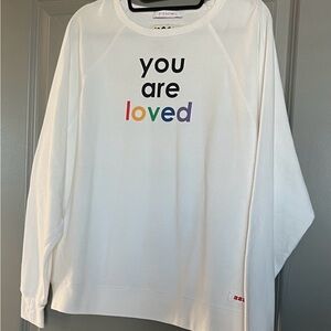 Peace Love World French Terry Sweatshirt